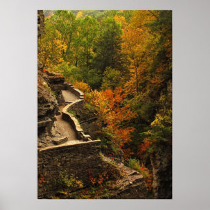 Herbst im Treman Staat Park Poster
