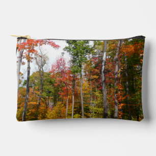 Herbst im Wald Farbige Herbstfotografie Zubehörtasche