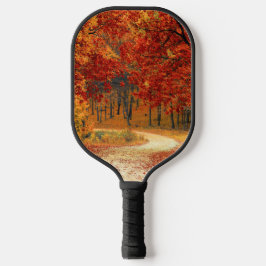 Herbst im Wald Pickleball Schläger