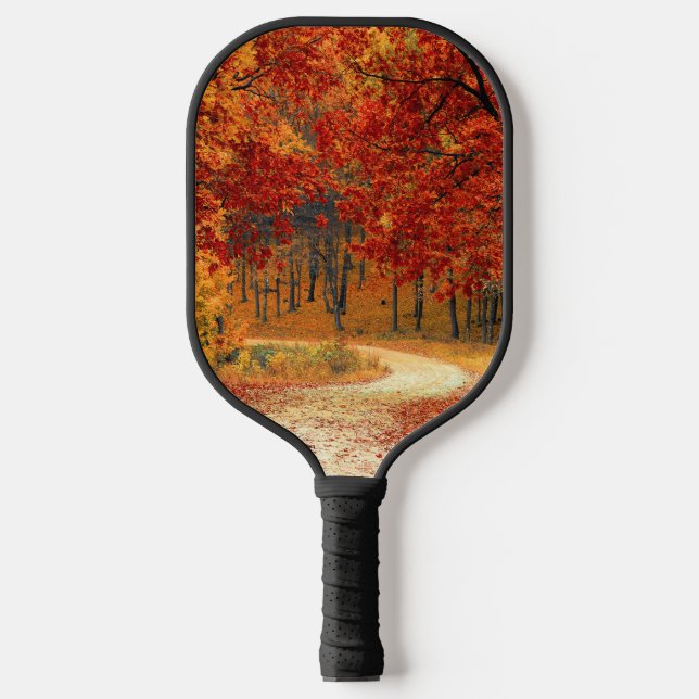 Herbst im Wald Pickleball Schläger (Vorderseite)