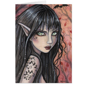 Herbst-Imp-Fairy-Karte von Molly Harrison