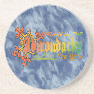 Herbst in Adirondacks New York Blue Sky Bckgrd Getränkeuntersetzer