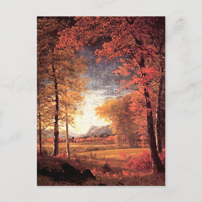 Herbst in Amerika, Oneida Landkreis, New York Postkarte (Vorderseite)
