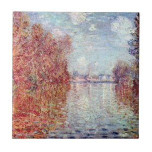 Herbst in Argenteuil von Claude Monet Fliese