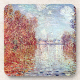 Herbst in Argenteuil von Claude Monet Getränkeuntersetzer