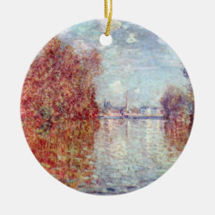 Herbst in Argentinien von Claude Monet Keramik Ornament