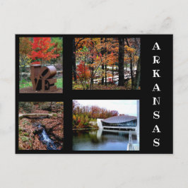 Herbst in Bentonville Arkansas Fotografie Postkart Postkarte