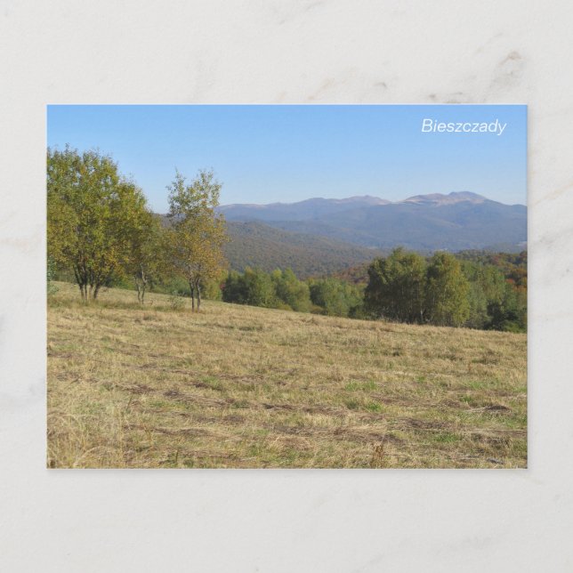 Herbst in Bieszczady Postkarte (Vorderseite)