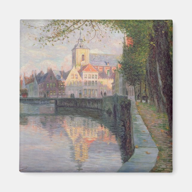 Herbst in Brügge Magnet (Vorne)