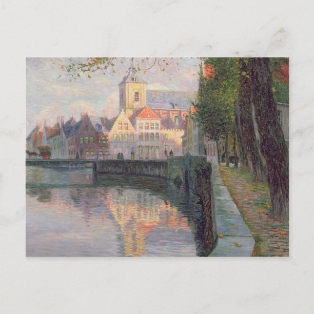 Herbst in Brügge Postkarte (Vorderseite)