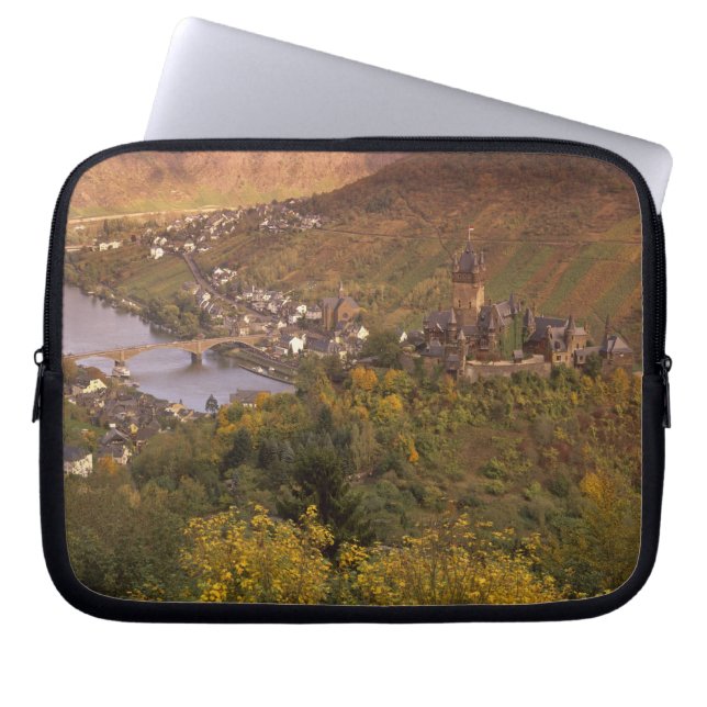 Herbst in Cochem, Rheinland Pfalz, Deutschland Laptopschutzhülle (Vorderseite)