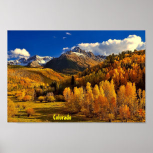 Herbst in Colorado Poster