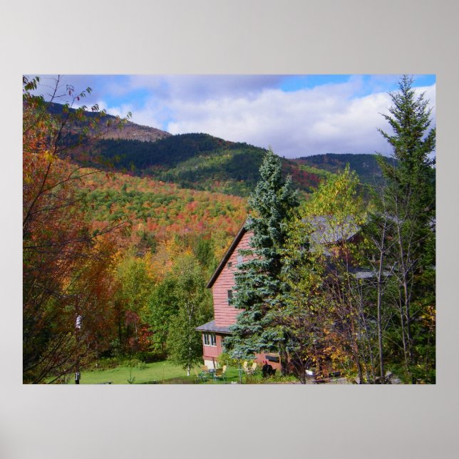 Herbst in den Adirondacks Poster (Vorne)