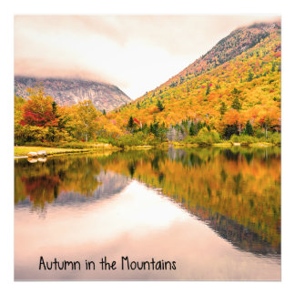 Herbst in den Bergen Fotodruck