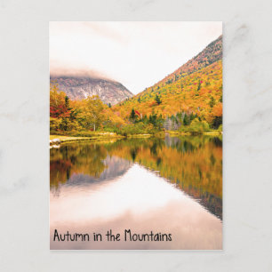Herbst in den Bergen Postkarte