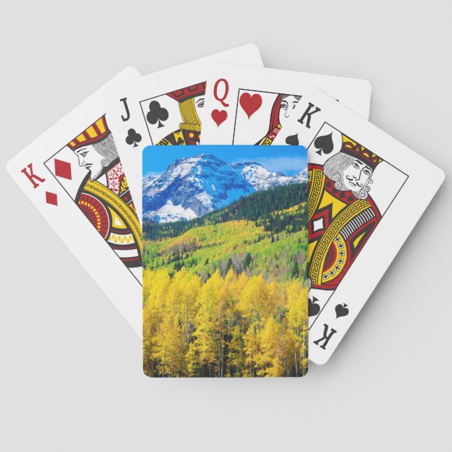 Herbst in den Rockies Spielkarten (Rückseite)
