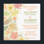 Herbst in der Liebe Einladung zur Hochzeit<br><div class="desc">Stilvolle Herbstlaube. Ideal für Herbst- oder Spätsommer Hochzeitsfeiern. Die Rückseite der Karte ist mit einem hübschen Blatt Herz dekoriert. Leicht hinzuzufügen/zu ändern Text. Original Illustration und Design nach PJ-Design.</div>