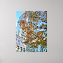 Herbst in der Stadt Leinwanddruck