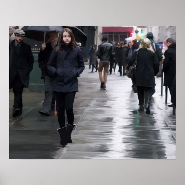 Herbst in der Stadt Poster (Vorne)