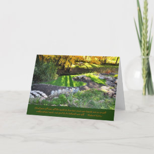 Herbst in der Waldung Karte