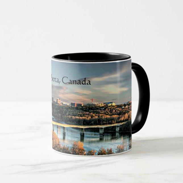 Herbst in Edmonton, Alberta, Kanada Tasse (VorderseiteRechts)