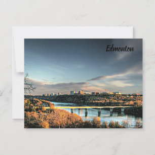 Herbst in Edmonton, landschaftlich Postkarte