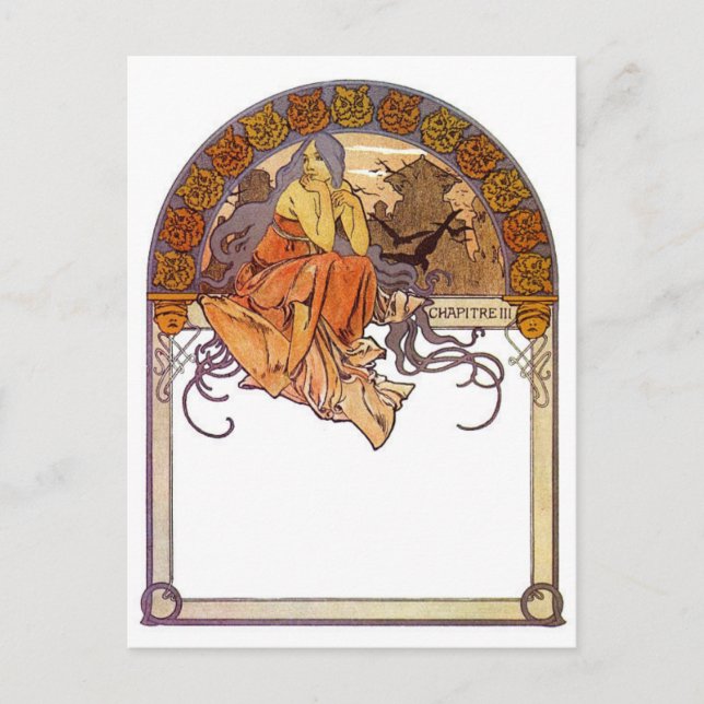 Herbst in Gewartet Postkarte (Vorderseite)