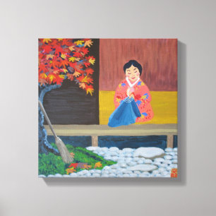 Herbst in Japan Leinwanddruck