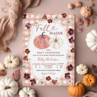 Herbst in Liebe Blumenpinsel Pumkin Girl Babydusch