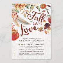 Herbst in Liebe Boho Rustic Floral Pumpink Hochzei