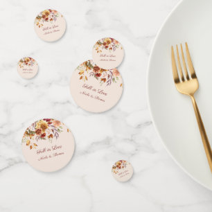Herbst in Liebe Confetti, Herbst in Liebe Hochzeit Konfetti