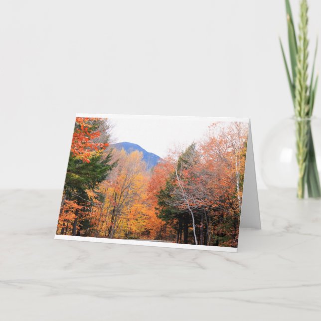 Herbst in Maine Karte (Vorderseite)