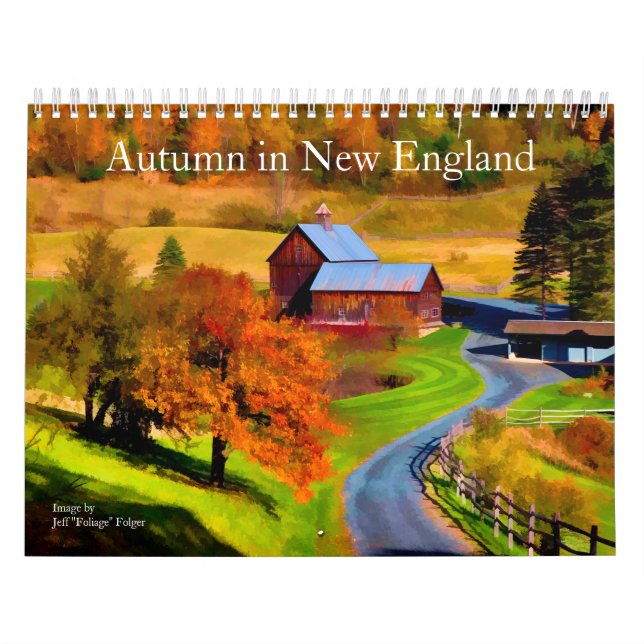 Herbst in Neuengland Kalender (Titelbild)