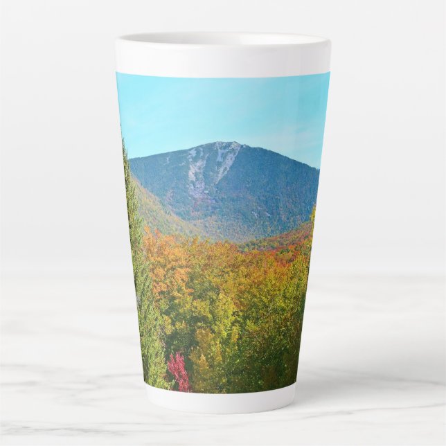 Herbst in New Hampshire Latte Tasse (Vorderseite)