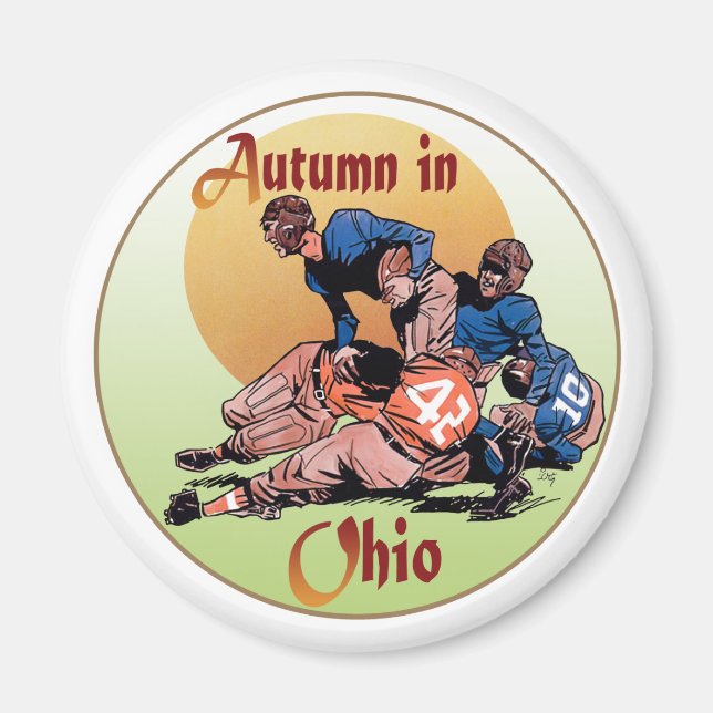 Herbst in Ohio Magnet (Vorne)