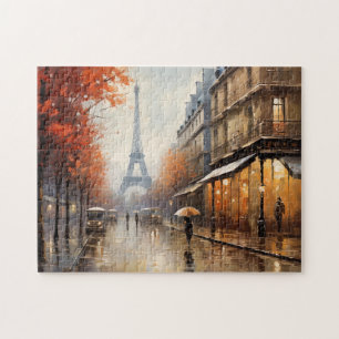 Herbst in Paris Frankreich Puzzle