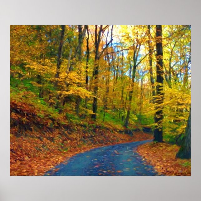 Herbst in Pennsylvania Poster (Vorne)