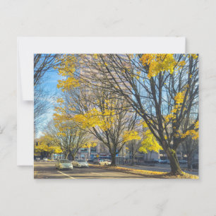 Herbst in Portland, Oregon Postkarte