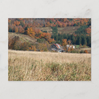 Herbst in Vermont-Postkarte Postkarte