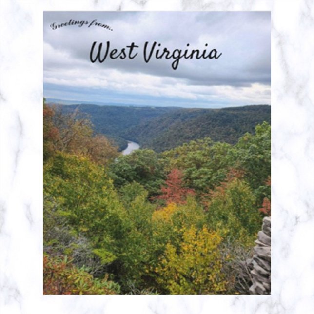 Herbst in West Virginia Postkarte (Von Creator hochgeladen)