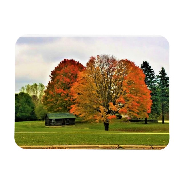 Herbst in Westbend, Wisconsin Magnet (Horizontal)