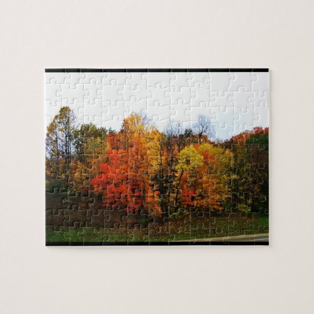 Herbst in Westbend, Wisconsin Puzzle (Horizontal)