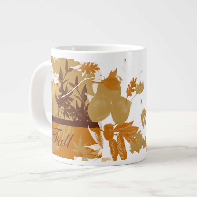 Herbst ist da - JUMBO Tasse (Vorderseite Links)