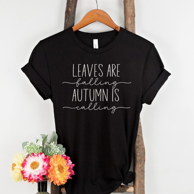 Herbst ist der Ruf Fall Zitat Trendy Minimalistisc T-Shirt (Von Creator hochgeladen)