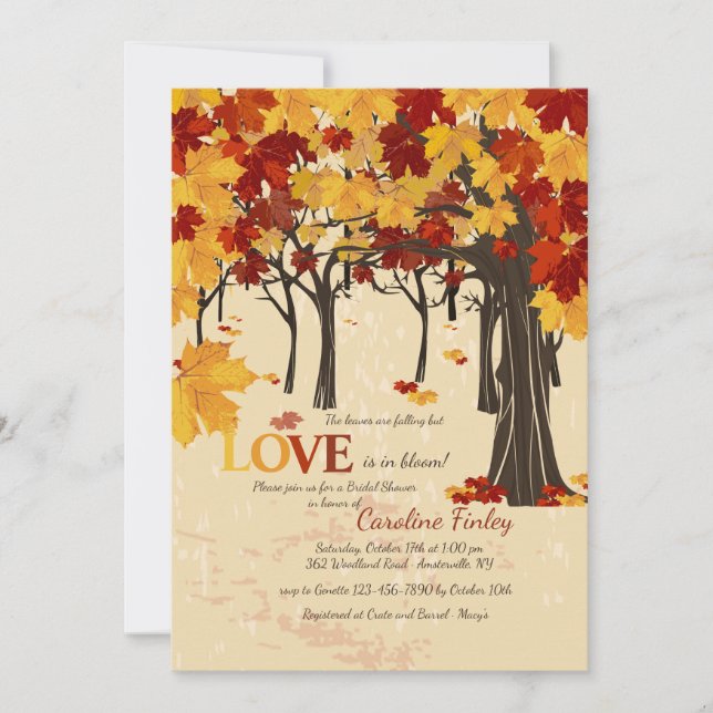 Herbst ist hier Einladung (Vorderseite)