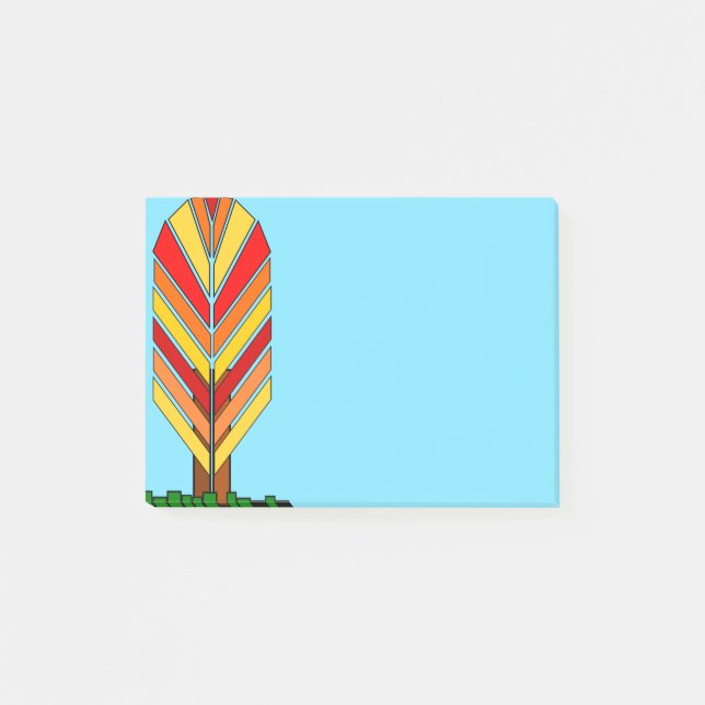 Herbst ist hier post-it klebezettel (Vorderseite)