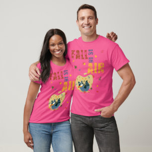 Herbst ist in der Luft Waschbär Herbst T-Shirt