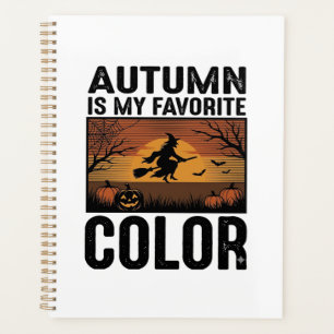 Herbst ist meine Lieblingsfarbe Halloween Hexen-De Planer