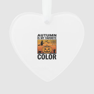Herbst ist meine Lieblingsfarbe Halloween Kürbis D Ornament