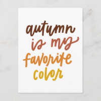 "Herbst ist meine Lieblingsfarbe